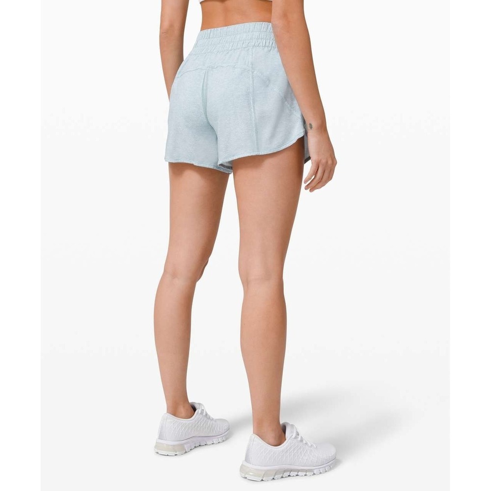 Lululemon‎ Tracker Short V *4" in Heather Lux Multi Hazy Jade Size 4 - Picture 2 of 12